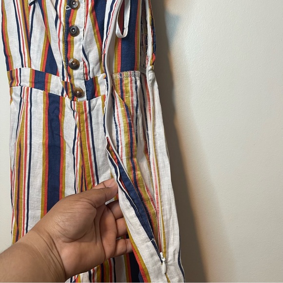 Faithful the Brand Scout Stripe Linen Jumpsuit - Picture 8 of 14
